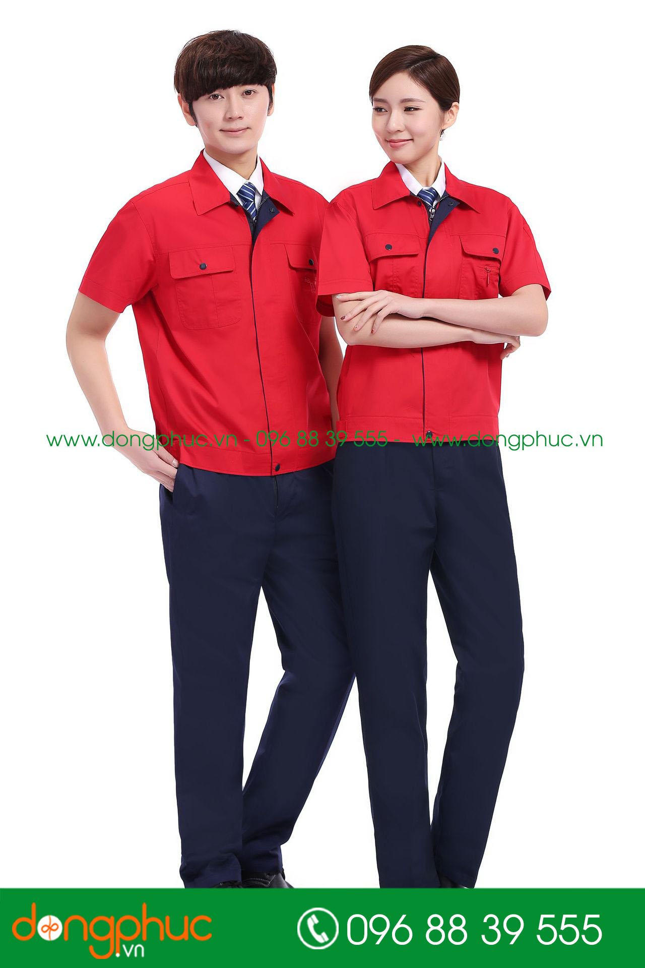 Mẫu bảo hộ màu đỏ phối tím than cộc tay